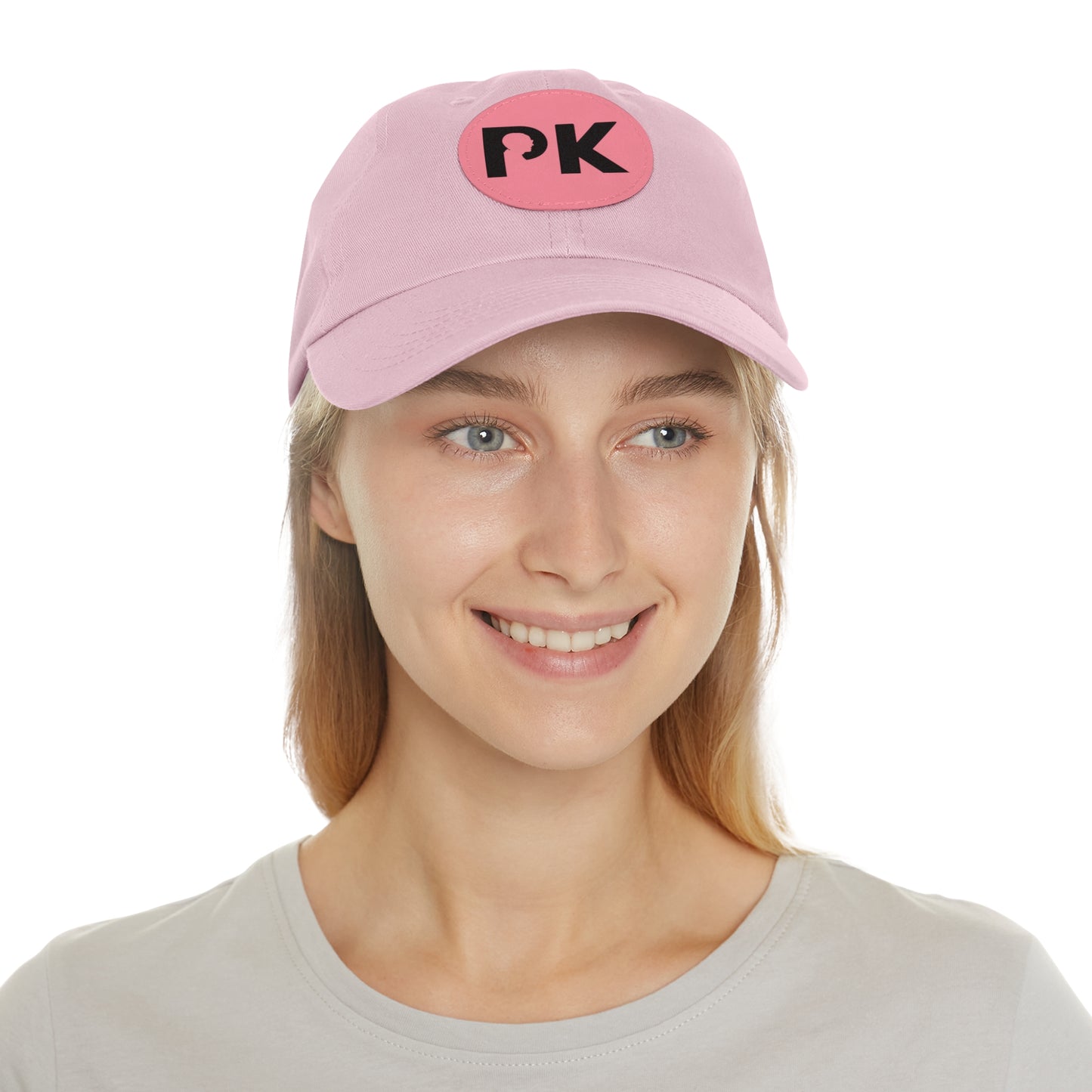 PK Hat with Leather Patch (Round)