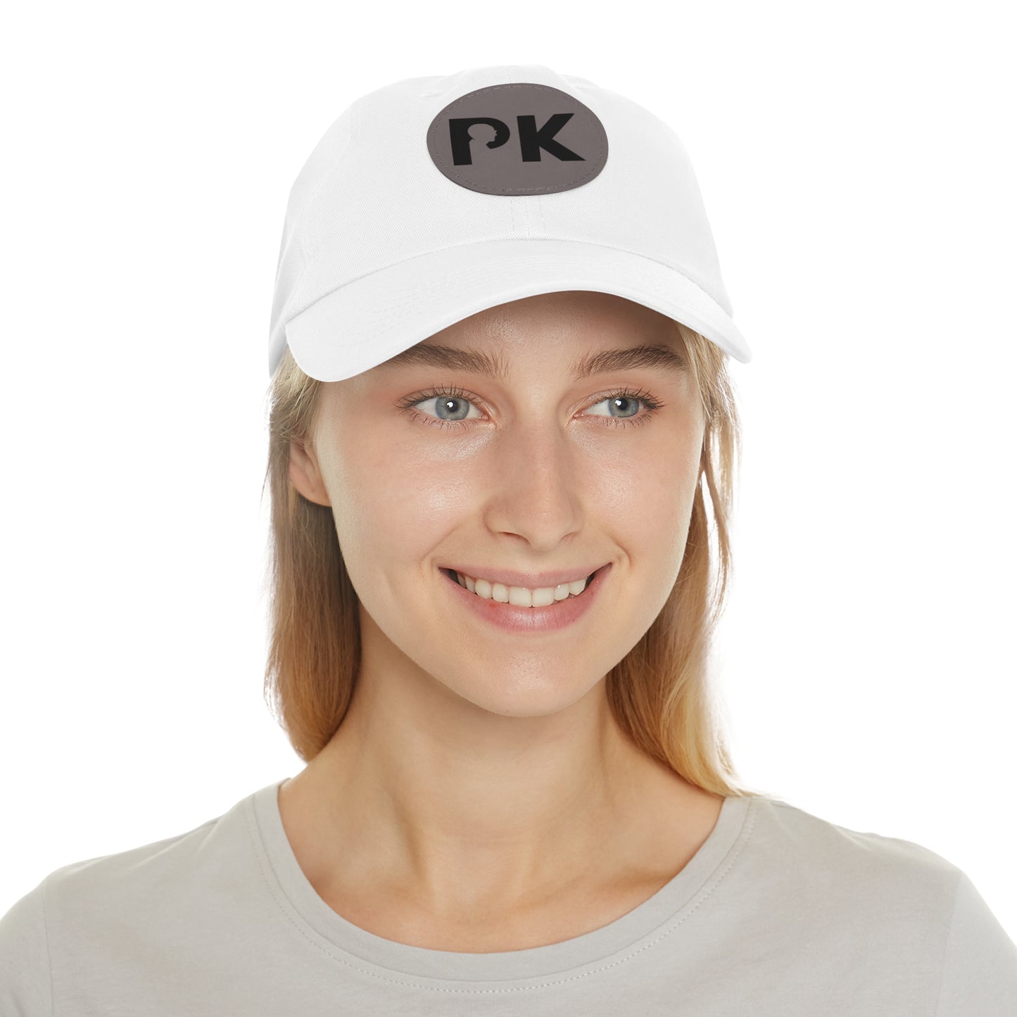 PK Hat with Leather Patch (Round)