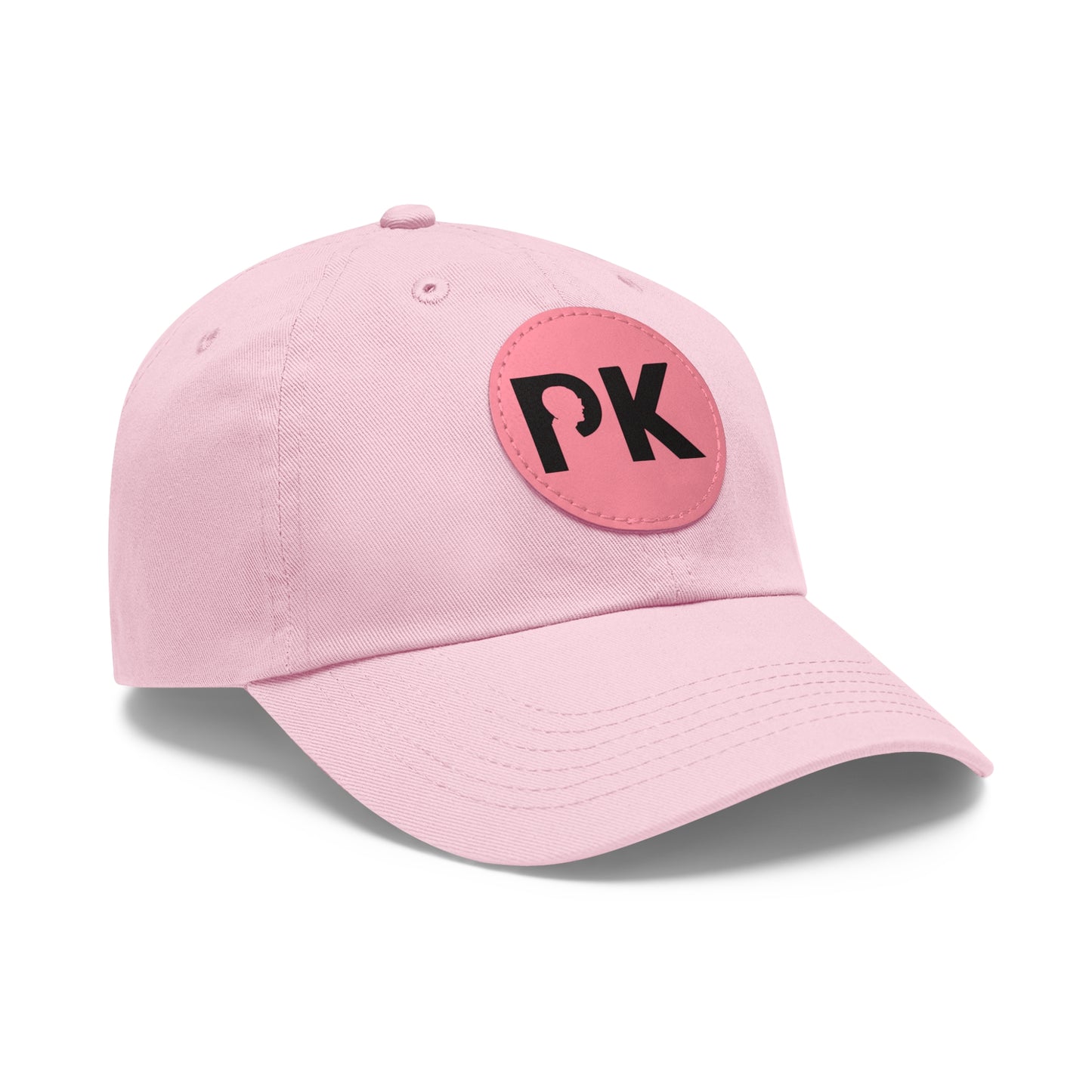 PK Hat with Leather Patch (Round)