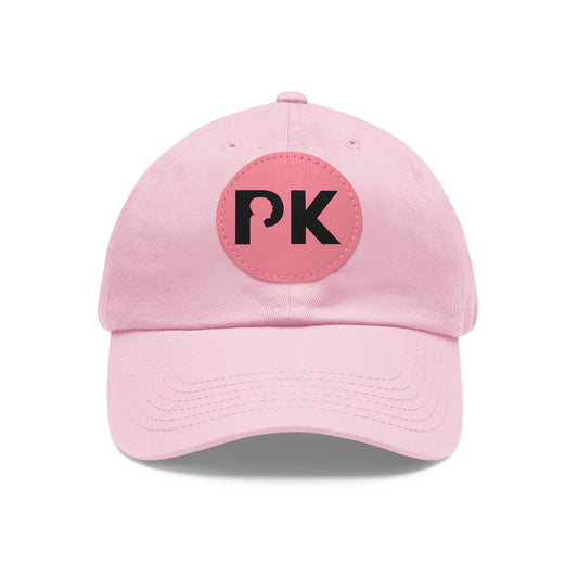 PK Hat with Leather Patch (Round)