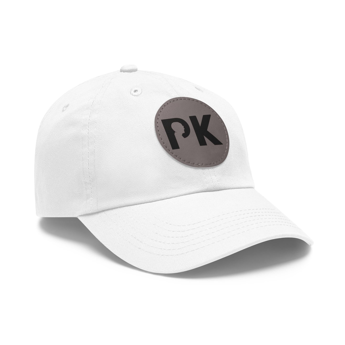 PK Hat with Leather Patch (Round)