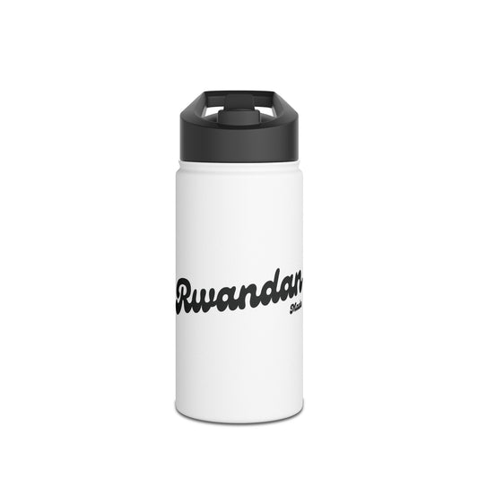 Rwandan Made - Stainless Steel Water Bottle, Standard Lid