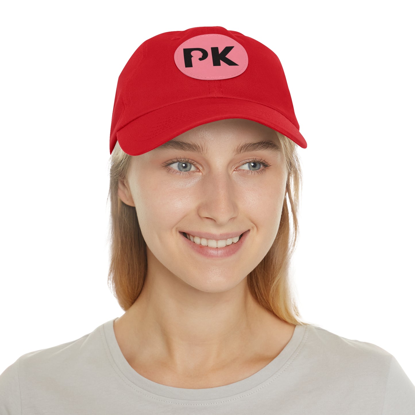 PK Hat with Leather Patch (Round)